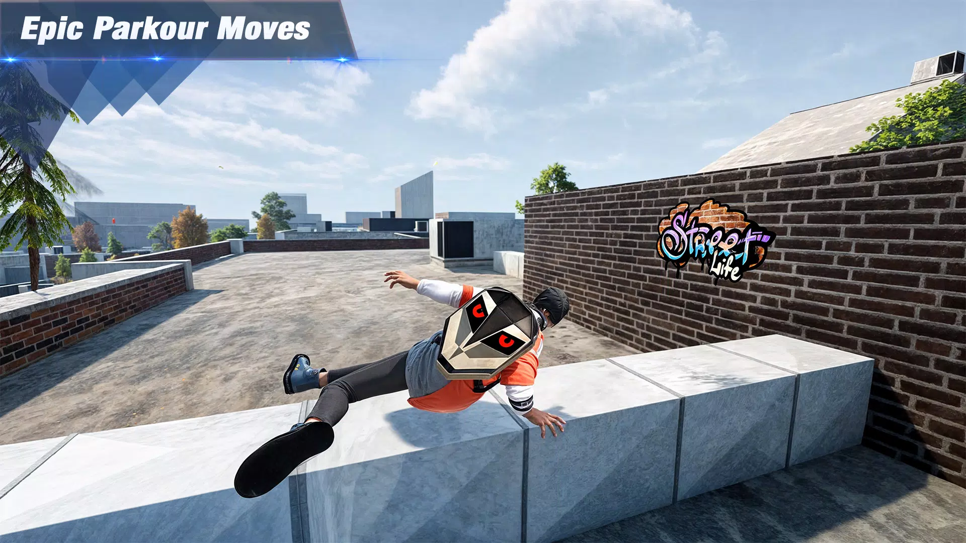 Going Up Parkour Only Rooftop Captura de tela 2