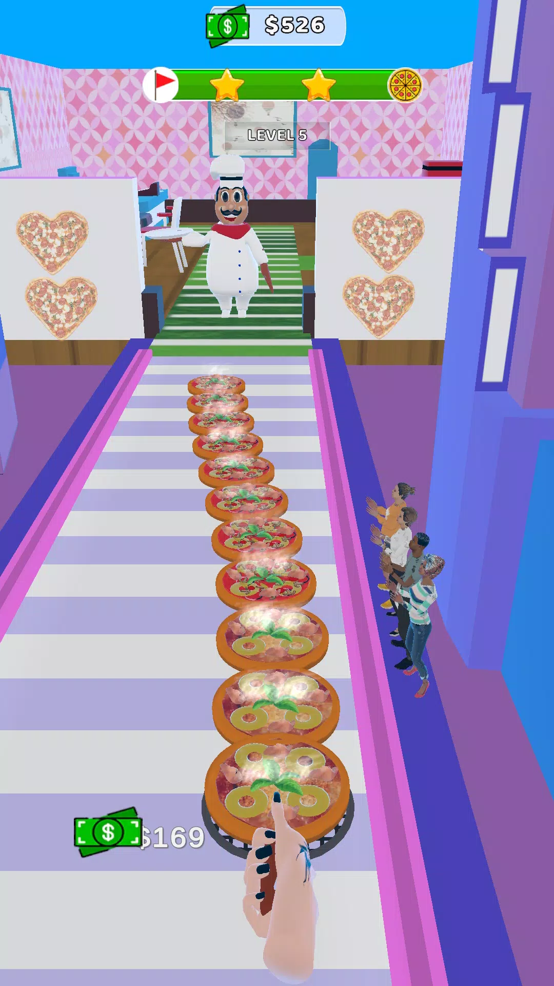 Pizza Stack : Pizza Cooking 3D ဖန်သားပြင်ဓာတ်ပုံ 2