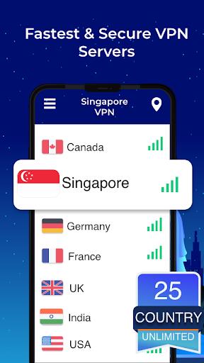 Singapore VPN - Free, Fast & Secure স্ক্রিনশট 2