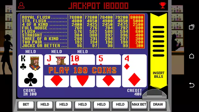 Video Poker Jackpot स्क्रीनशॉट 1