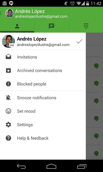 Hangouts Captura de pantalla 3