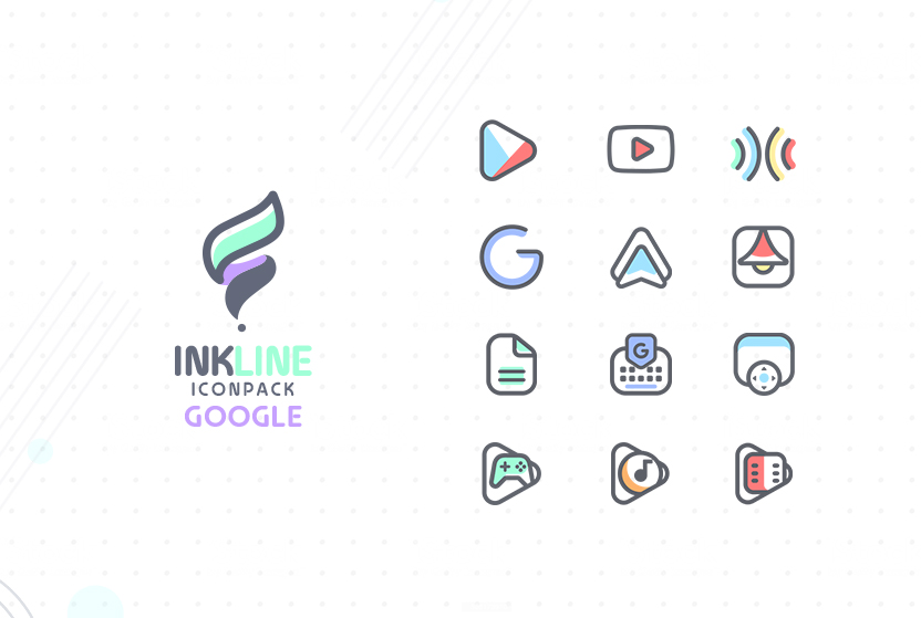 InkLine Icon Pack Mod Screenshot 2