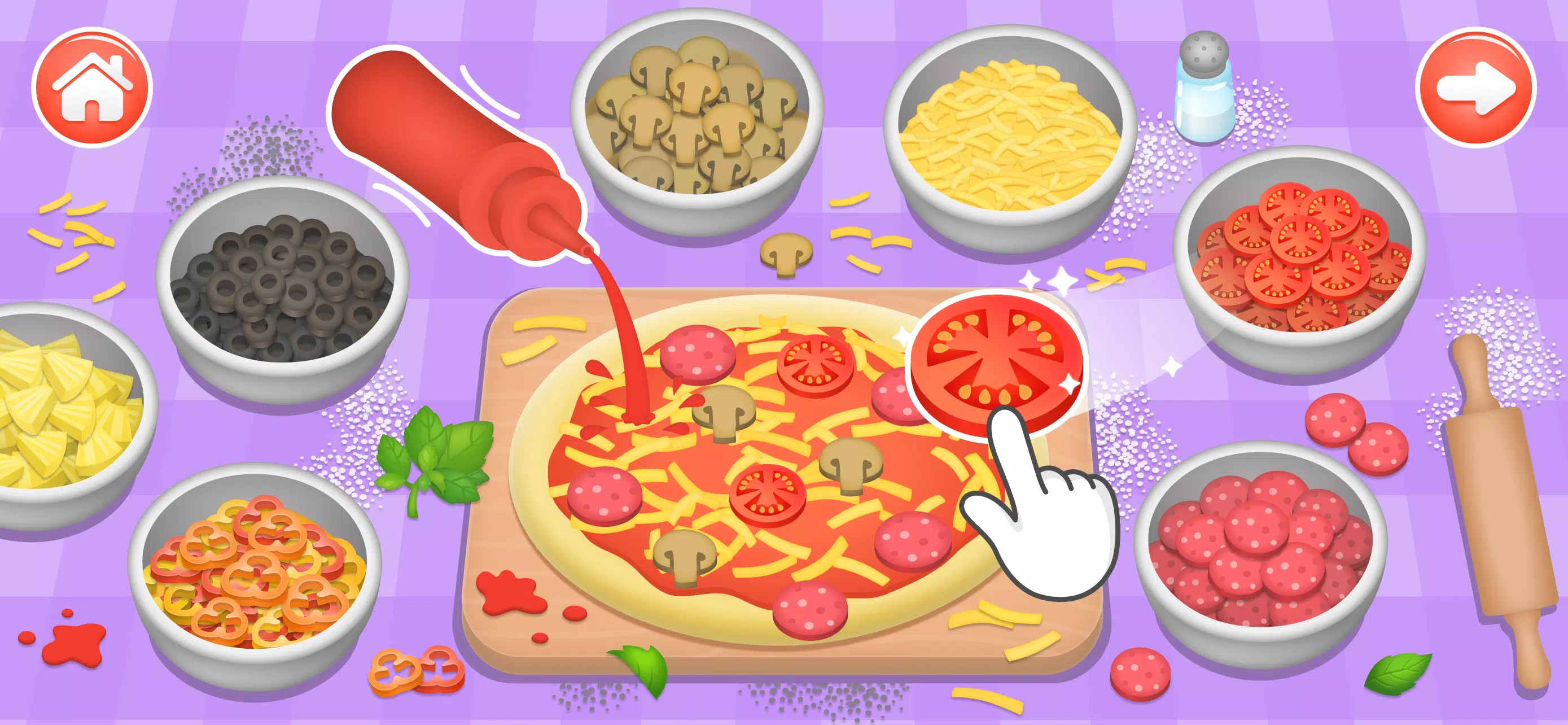 Kids Cooking Games Captura de tela 1