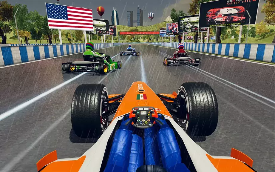 Go Kart Racing Games 3D Stunt ภาพหน้าจอ 2