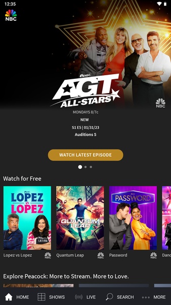 The NBC App - Stream TV Shows Screenshot 2