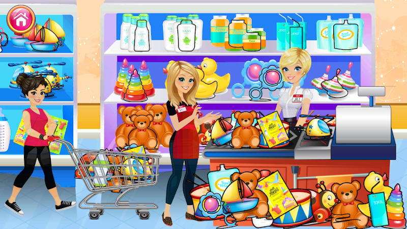 Supermarket Shopping Mall Game 스크린샷 3