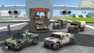 Army Vehicle Cargo: Truck Game ภาพหน้าจอ 1