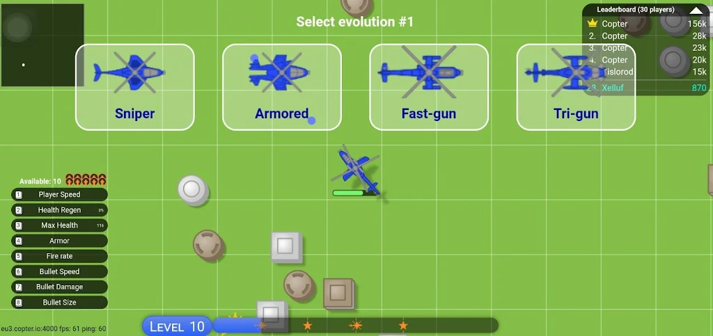 copter.io -Destroy the enemies ภาพหน้าจอ 1