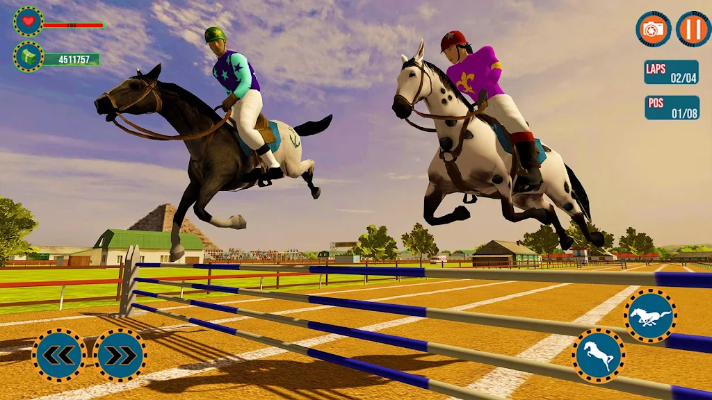 Horse Riding:Horse Racing Game Schermafbeelding 1