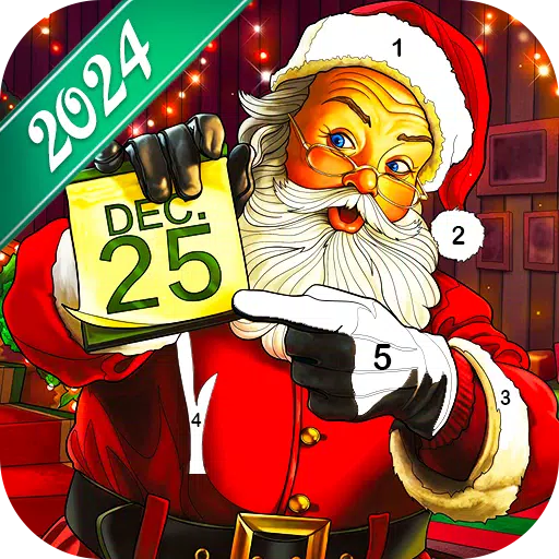 Christmas Game Color by number