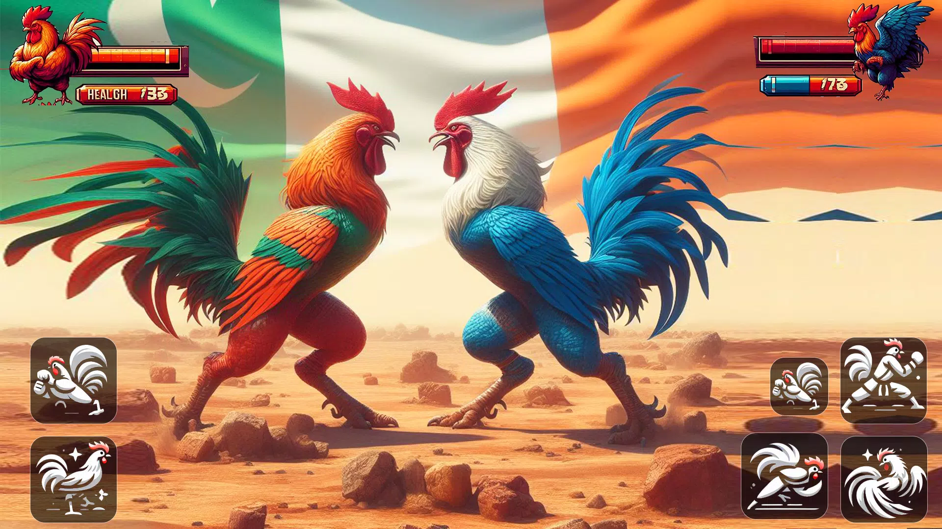 Street Rooster Fight Kung Fu Captura de pantalla 3