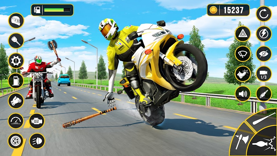 Schermata Moto Attack - Bike Racing Game 1