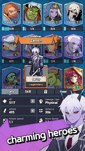 EPIC Rush - Idle Pixel RPG Ảnh chụp màn hình 4