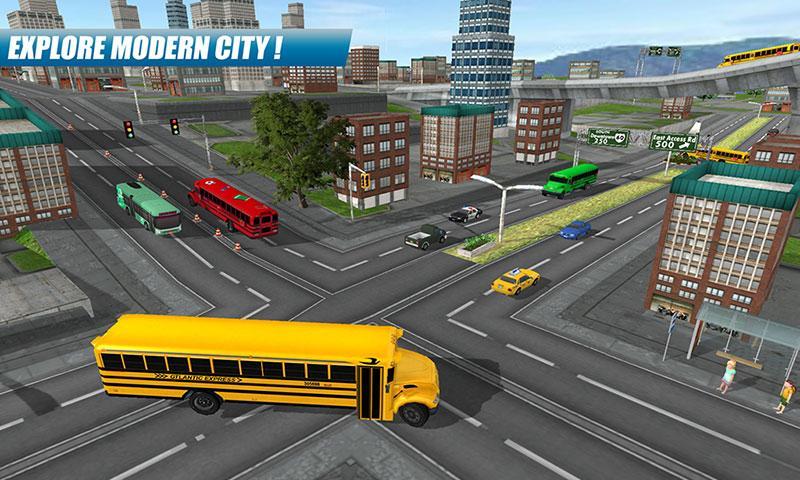 School Bus Driving Game Скриншот 3