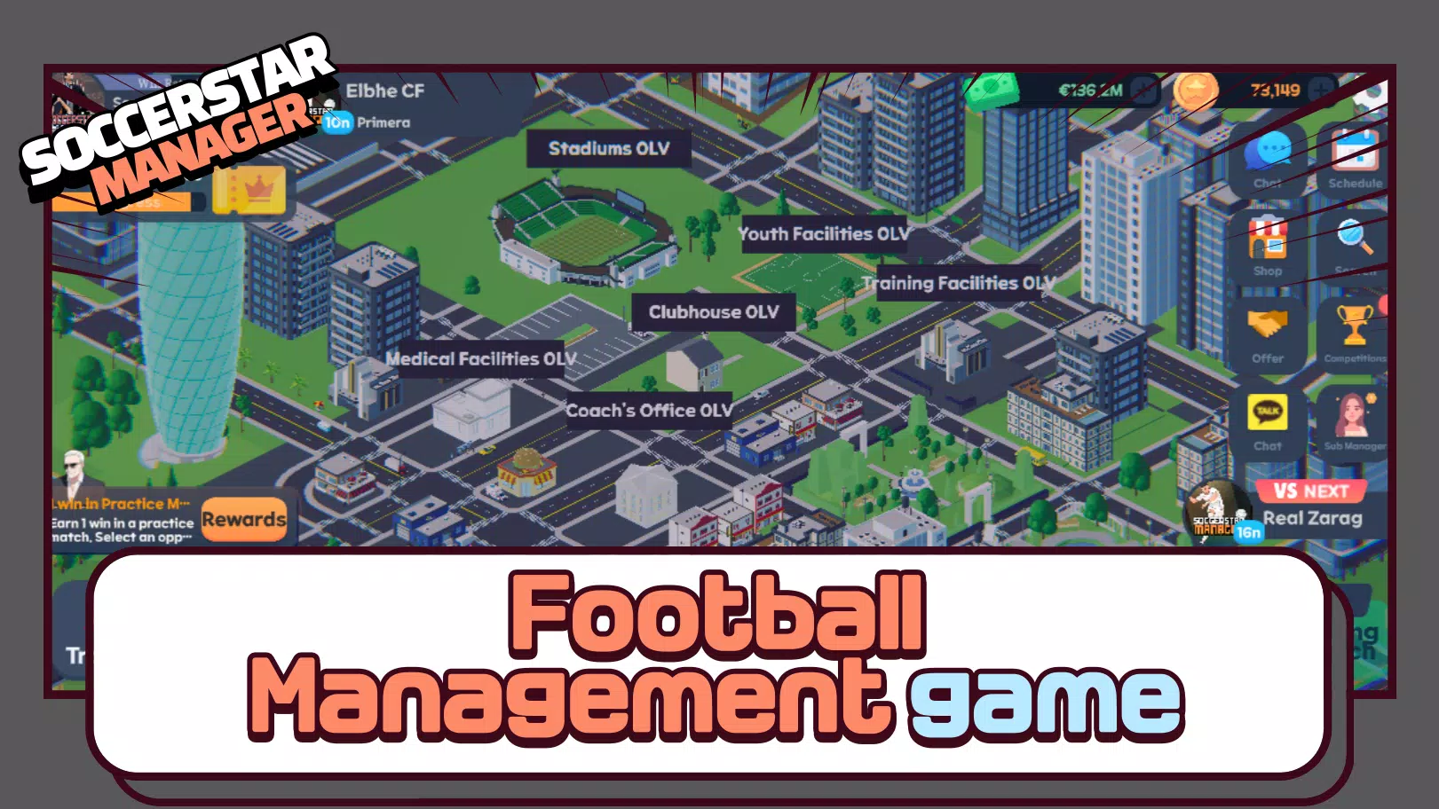 SSM LITE-Football Manager Game Zrzut ekranu 2