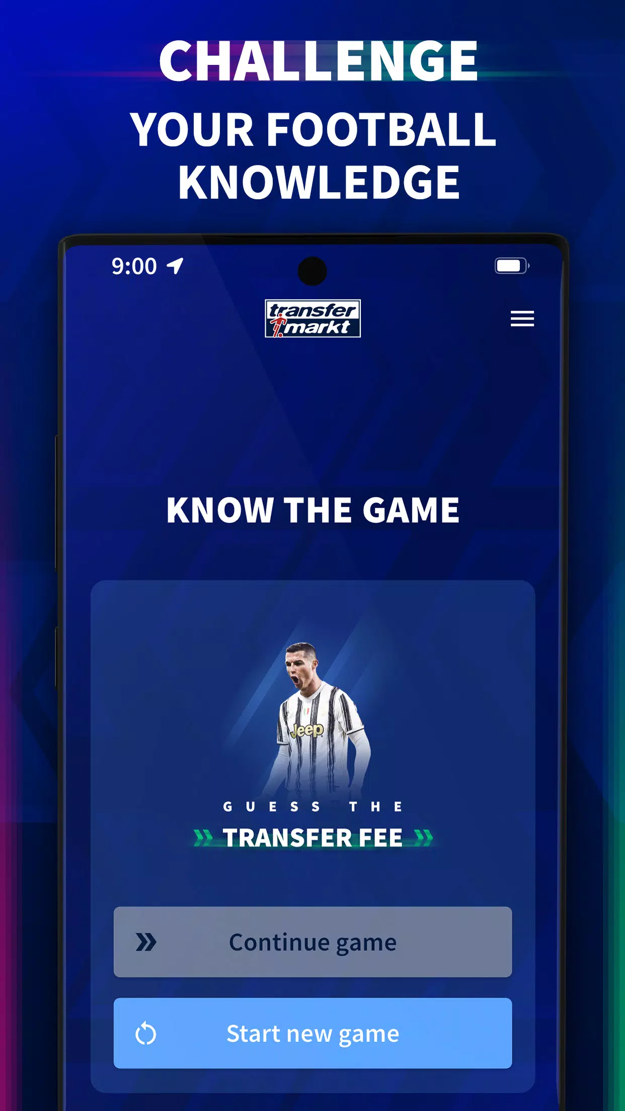 Transfermarkt: Football Quiz Screenshot 1