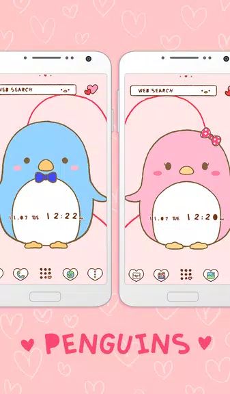 Couple Wallpaper: Penguins应用截图第1张