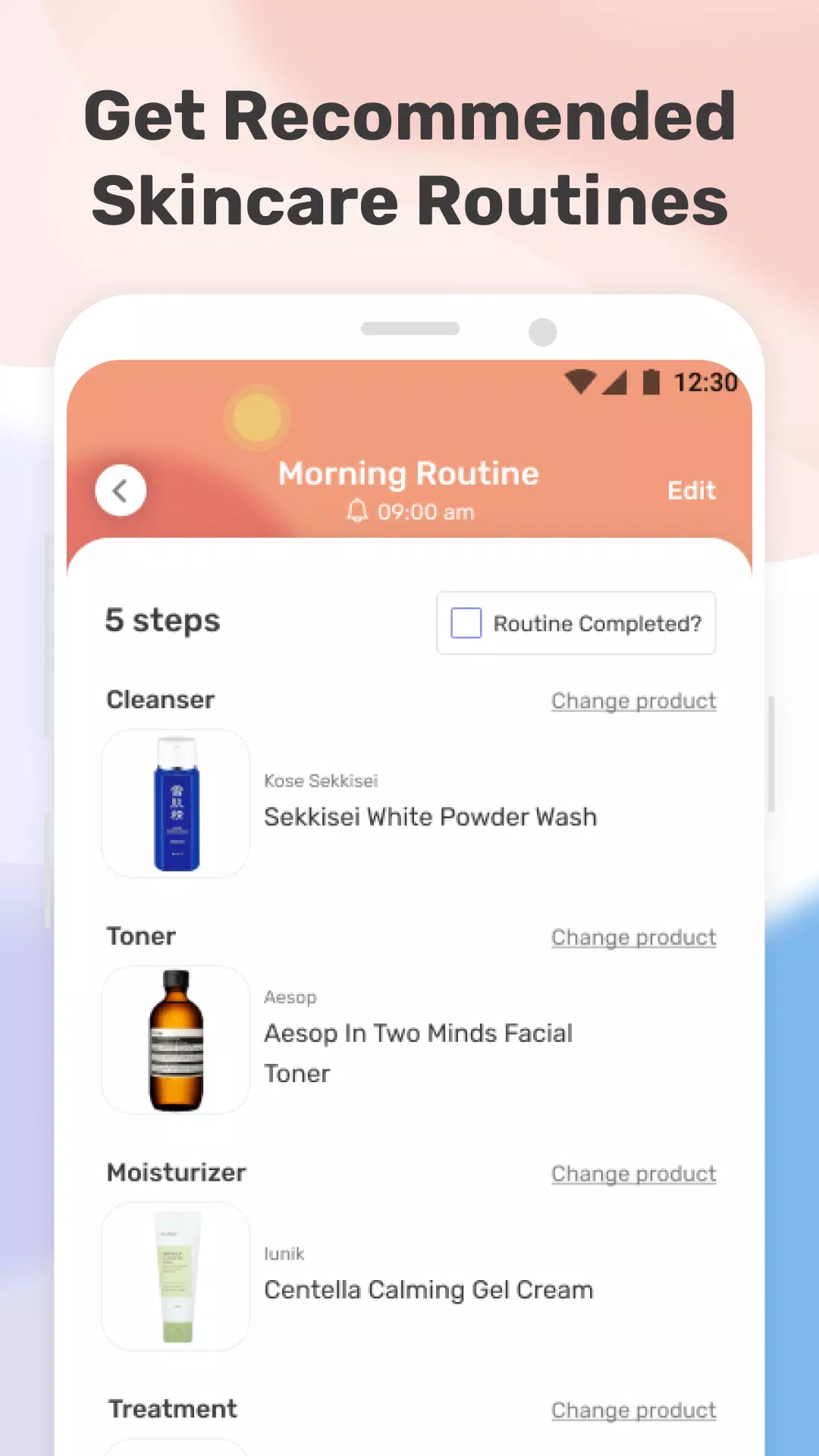 TroveSkin: Your Skincare Coach Скриншот 3