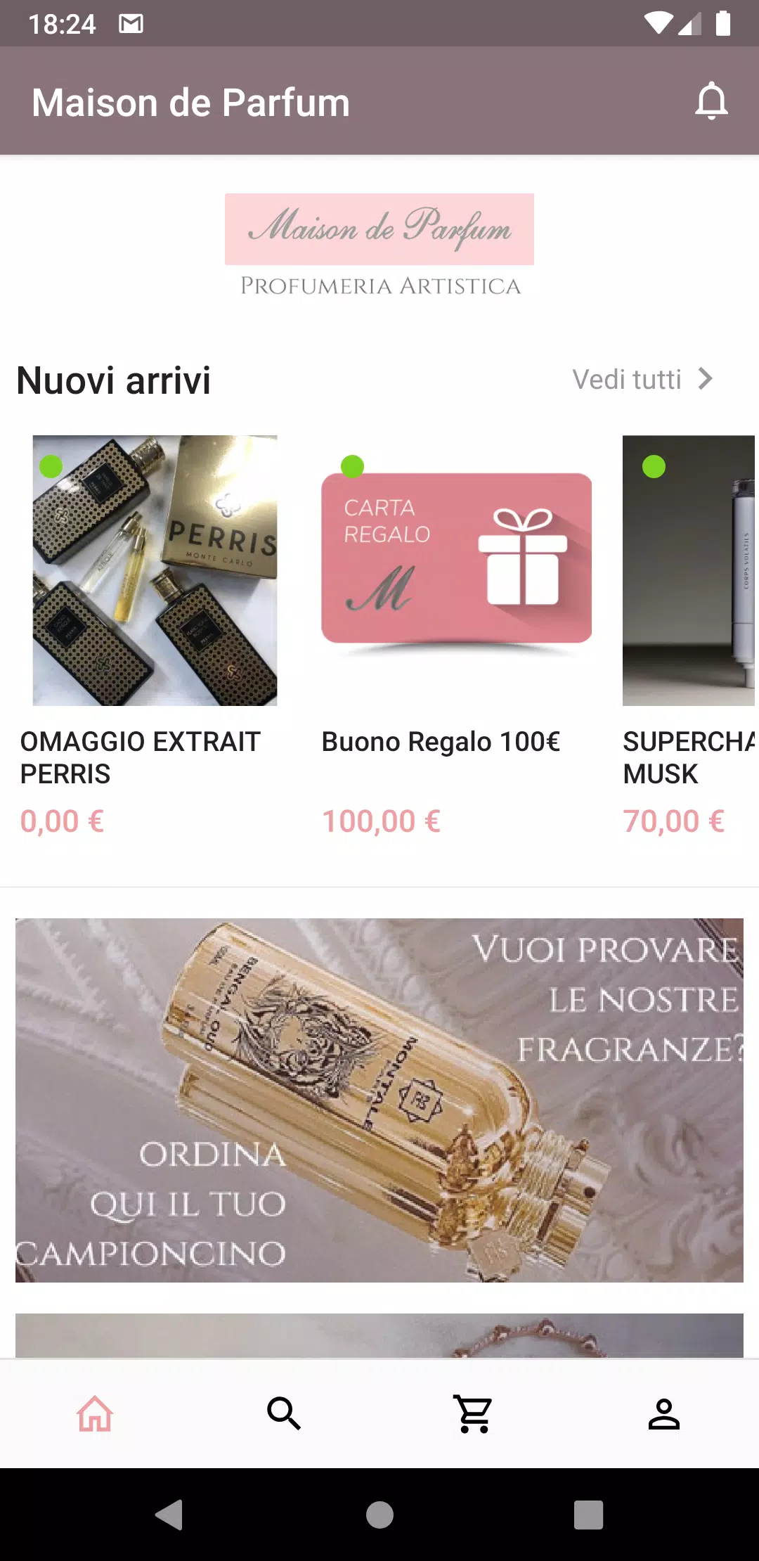 Maison de Parfum Schermafbeelding 1