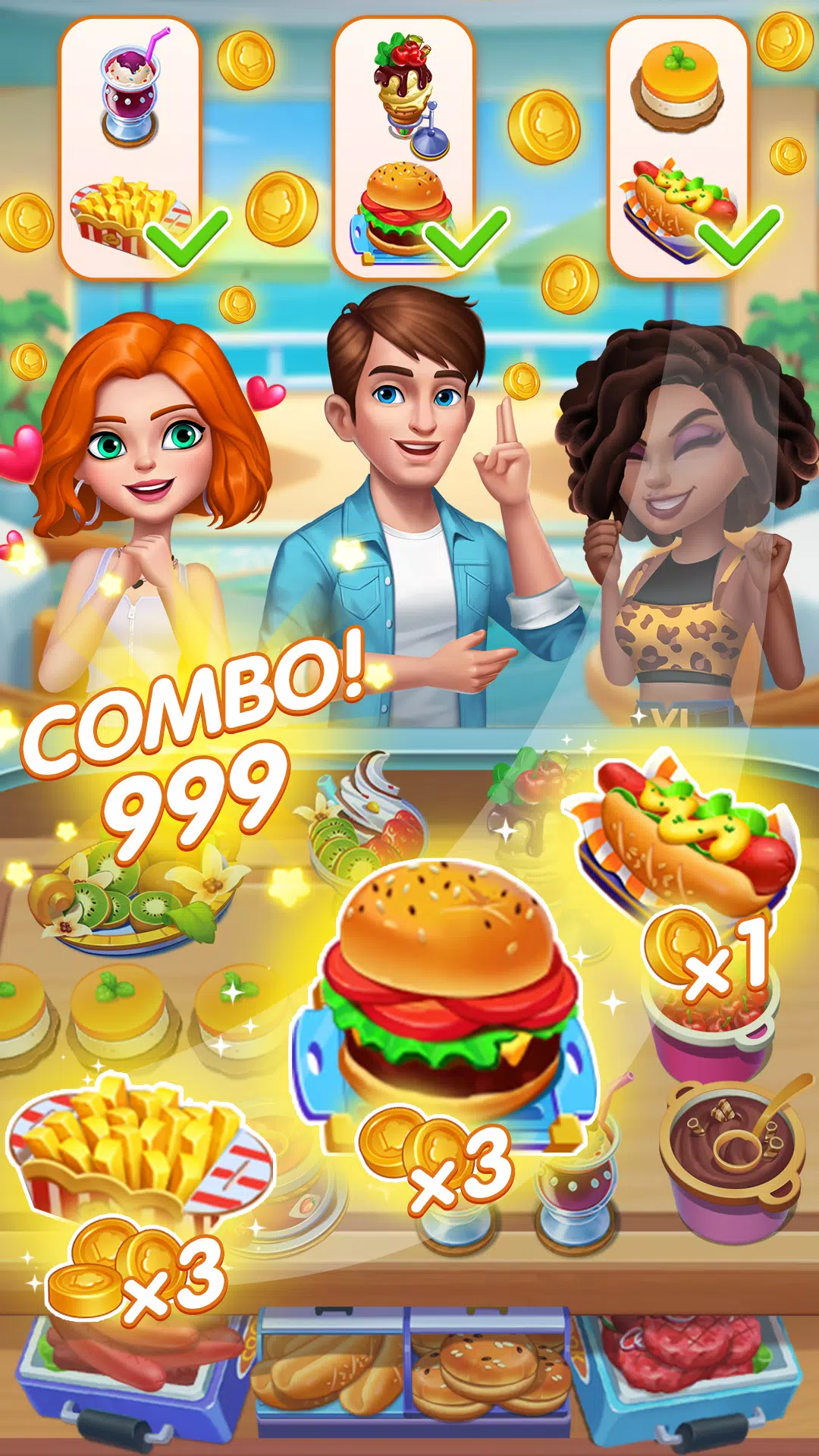 Cooking World® Restaurant Game Ekran Görüntüsü 4