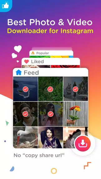 MultiSave - Photo, Video Downloader for Instagram Zrzut ekranu 1