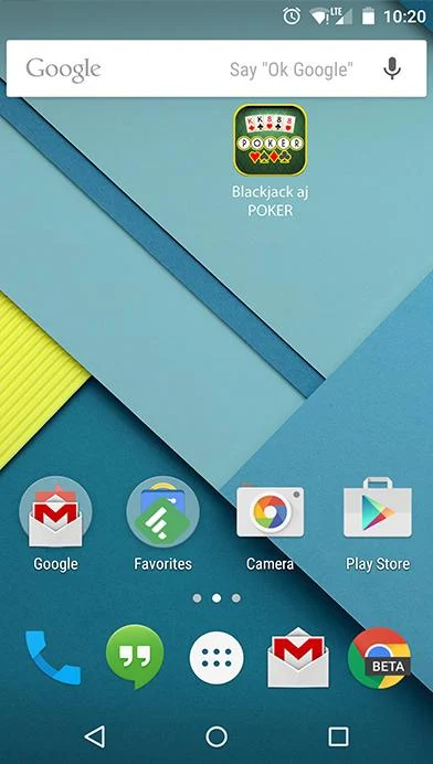 blackjack and poker Скриншот 1