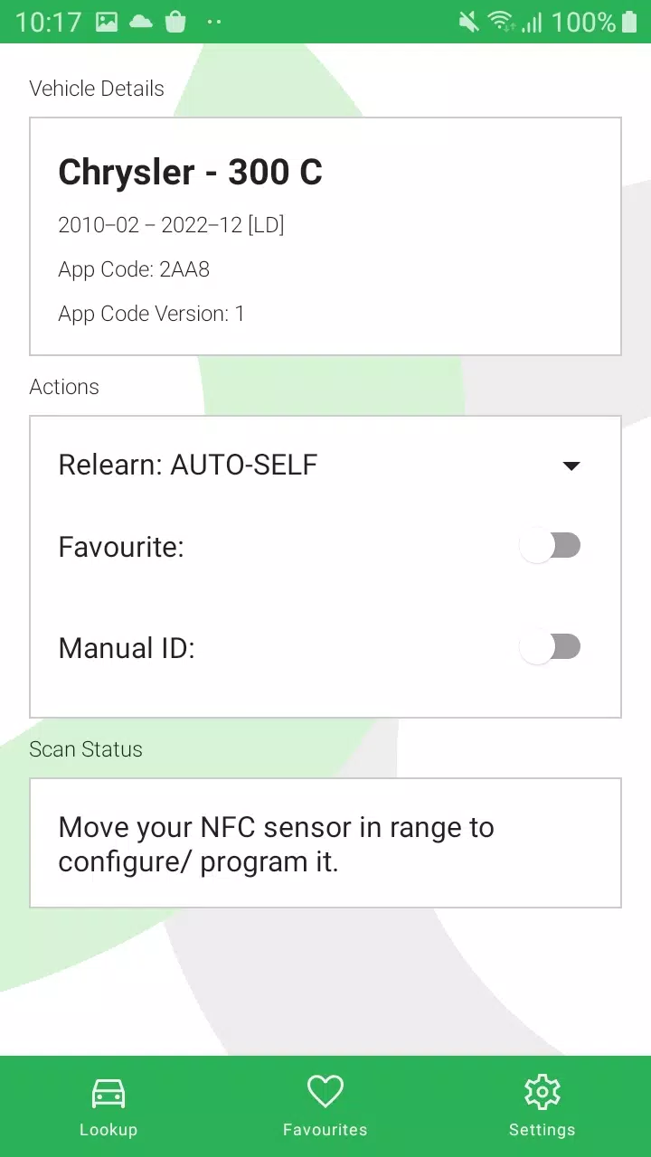 Tyresure NFC 스크린샷 1