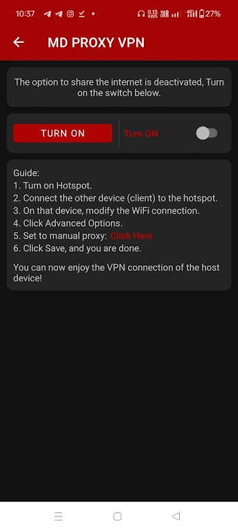 MD PROXY VPN Ekran Görüntüsü 3