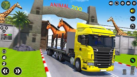 Animal Transport Truck Driving Captura de tela 2