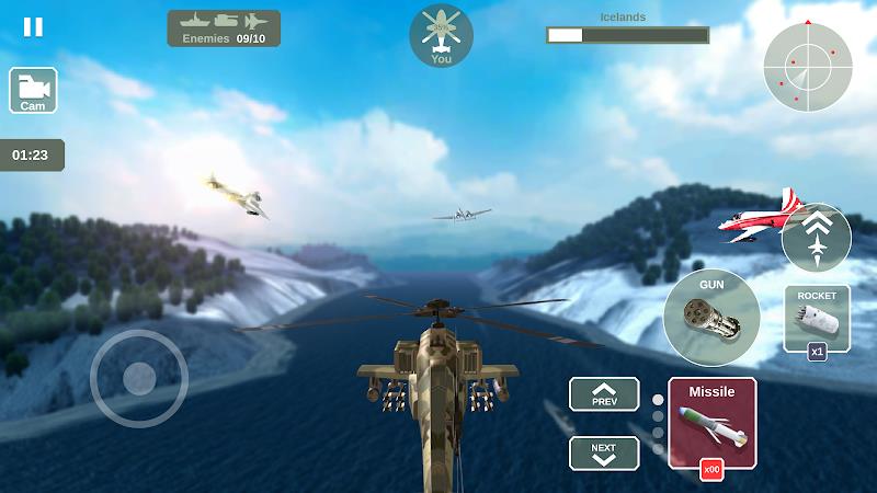 Helicopter Simulator: Warfare स्क्रीनशॉट 2