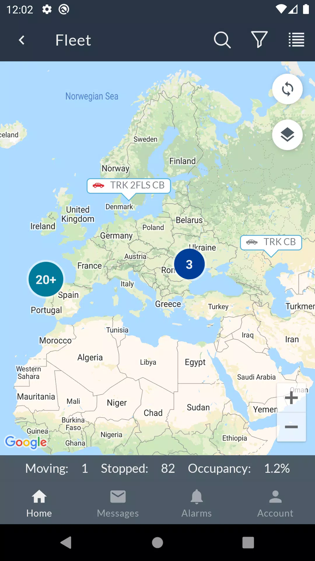 Frotcom Fleet Manager Captura de tela 2