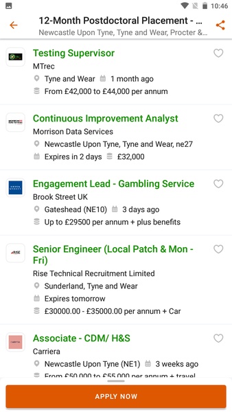 Totaljobs - UK Job Search App Captura de tela 1