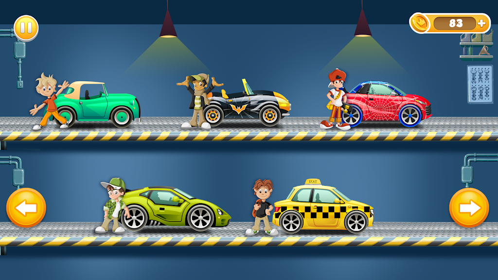 Uphill Races Car Game For Boys Captura de pantalla 4