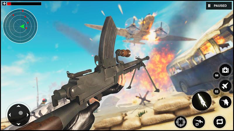 Gunner World War: WW2 Gun Game Screenshot 2