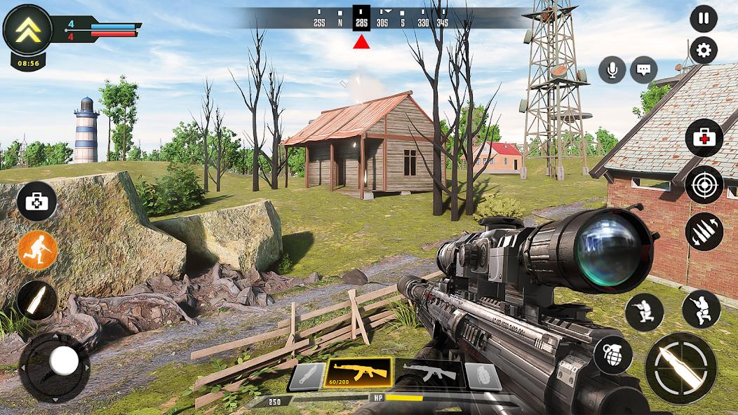 Sniper Game: Shooting Gun Game Mod 스크린샷 3