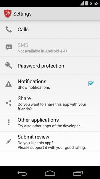 Calls Blacklist ภาพหน้าจอ 3