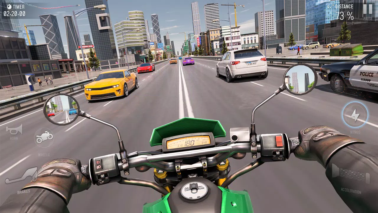 Rider 3D Bike Racing Games Capture d'écran 3