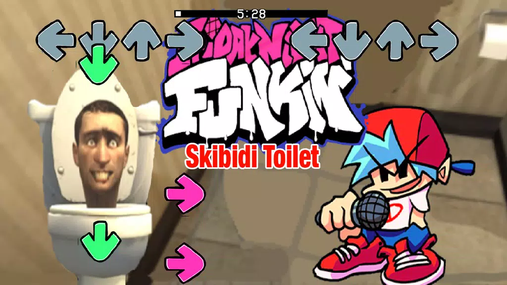 Skibin Toilet - FNF Captura de tela 1