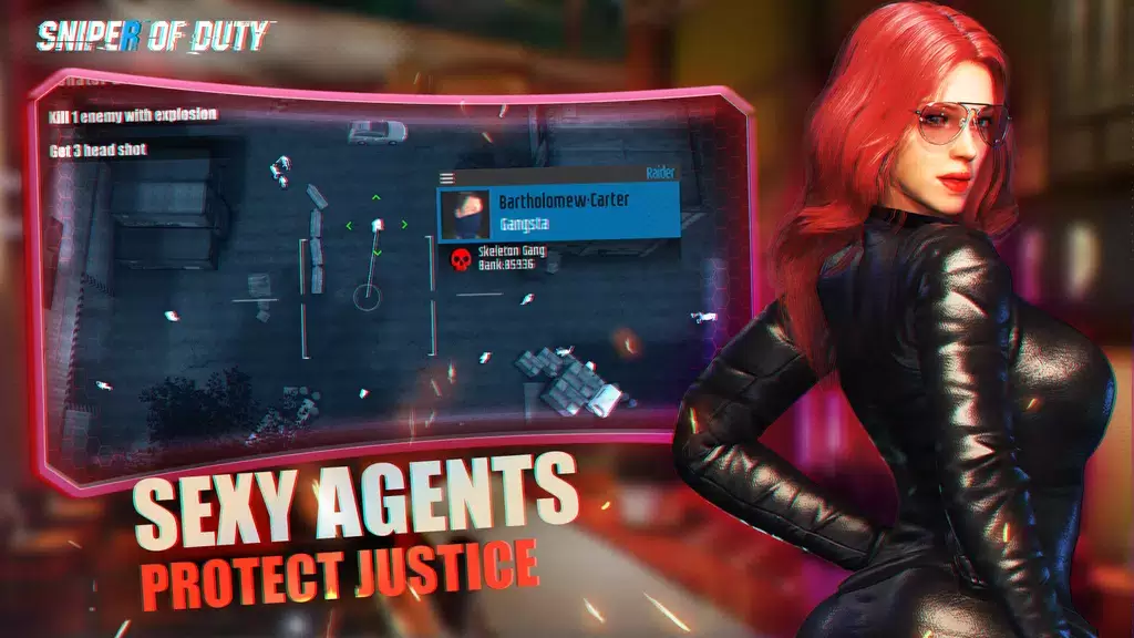 Sniper of Duty:Sexy Agent Spy ภาพหน้าจอ 3