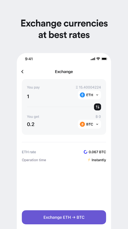 SPACE iZ Wallet ဖန်သားပြင်ဓာတ်ပုံ 1