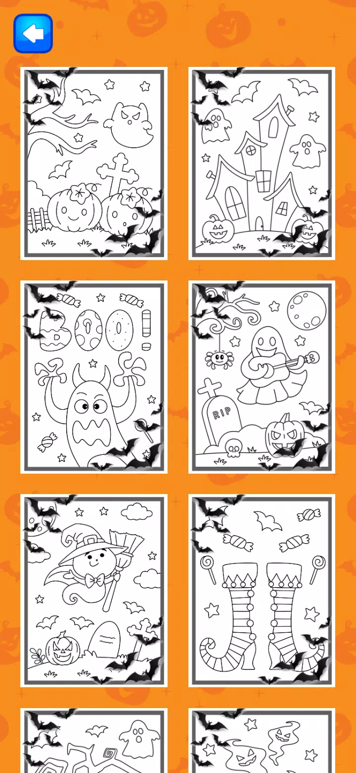 Halloween Coloring Game Captura de pantalla 2