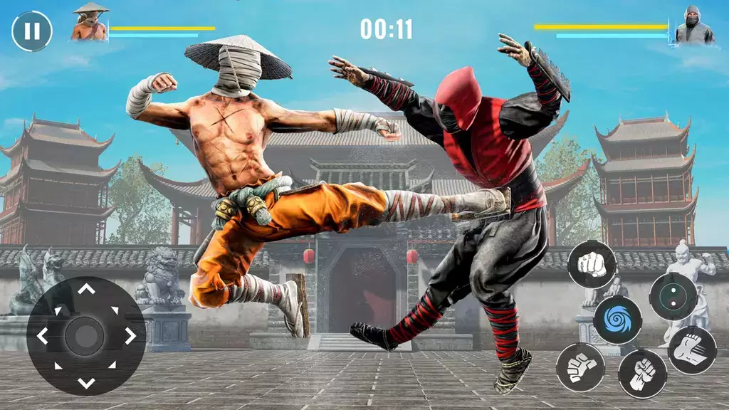 Karate Kung Fu Fighting Game Ảnh chụp màn hình 1