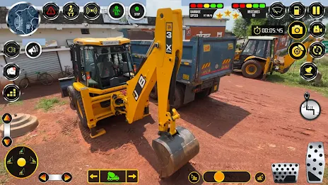 Snow Excavator Construction 3D स्क्रीनशॉट 2