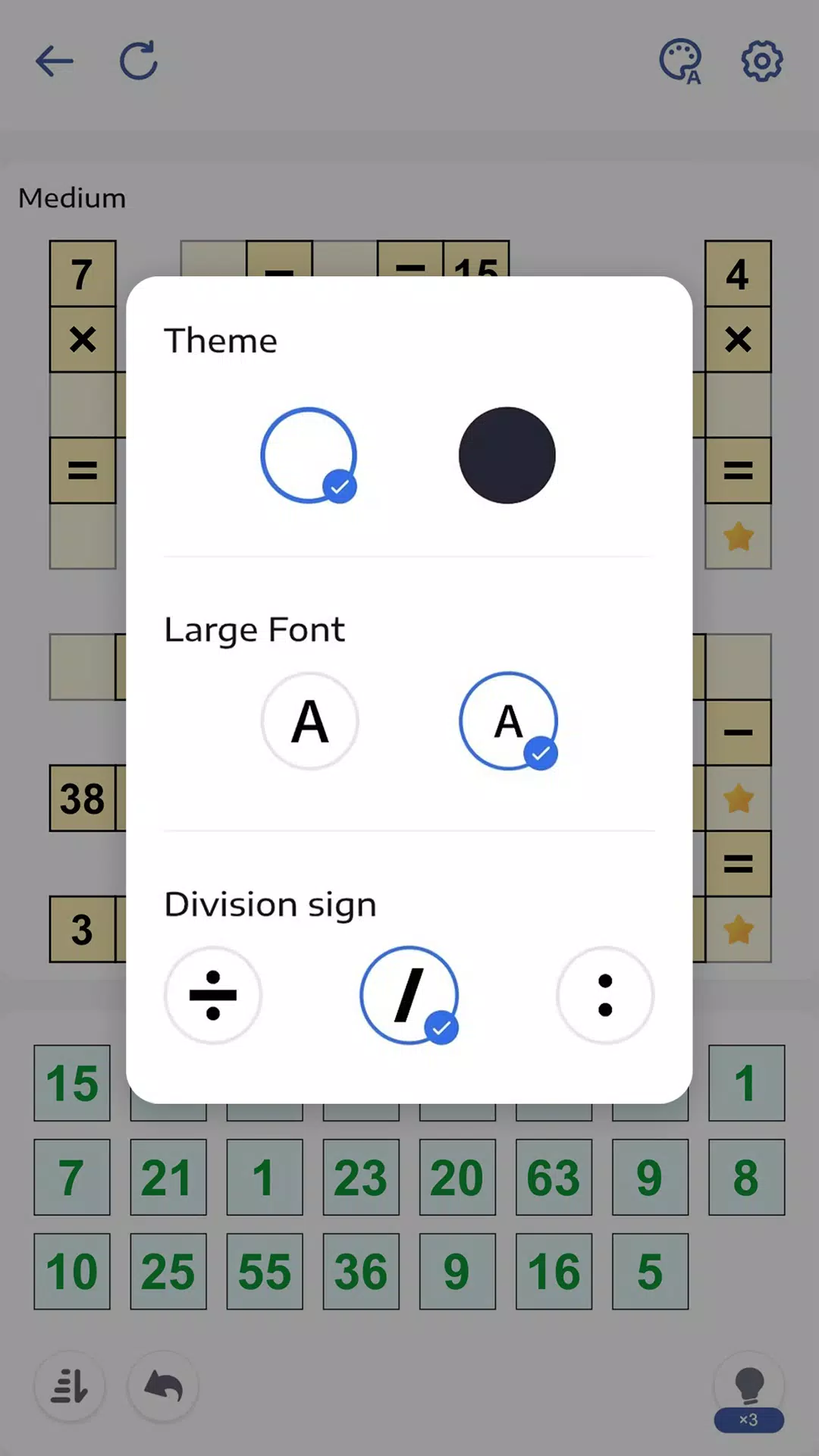 Crossmath - Math Puzzle Games Capture d'écran 4