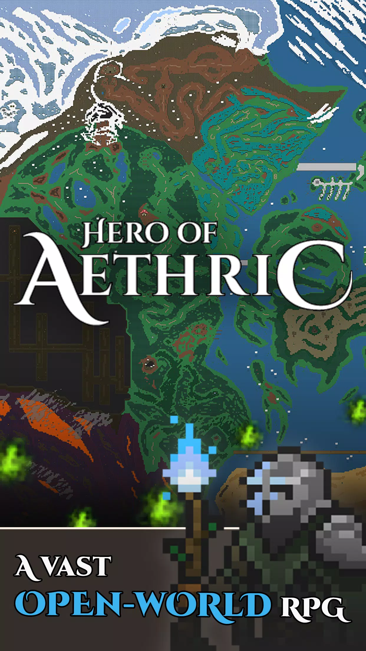 Hero of Aethric | Classic RPG Captura de pantalla 1