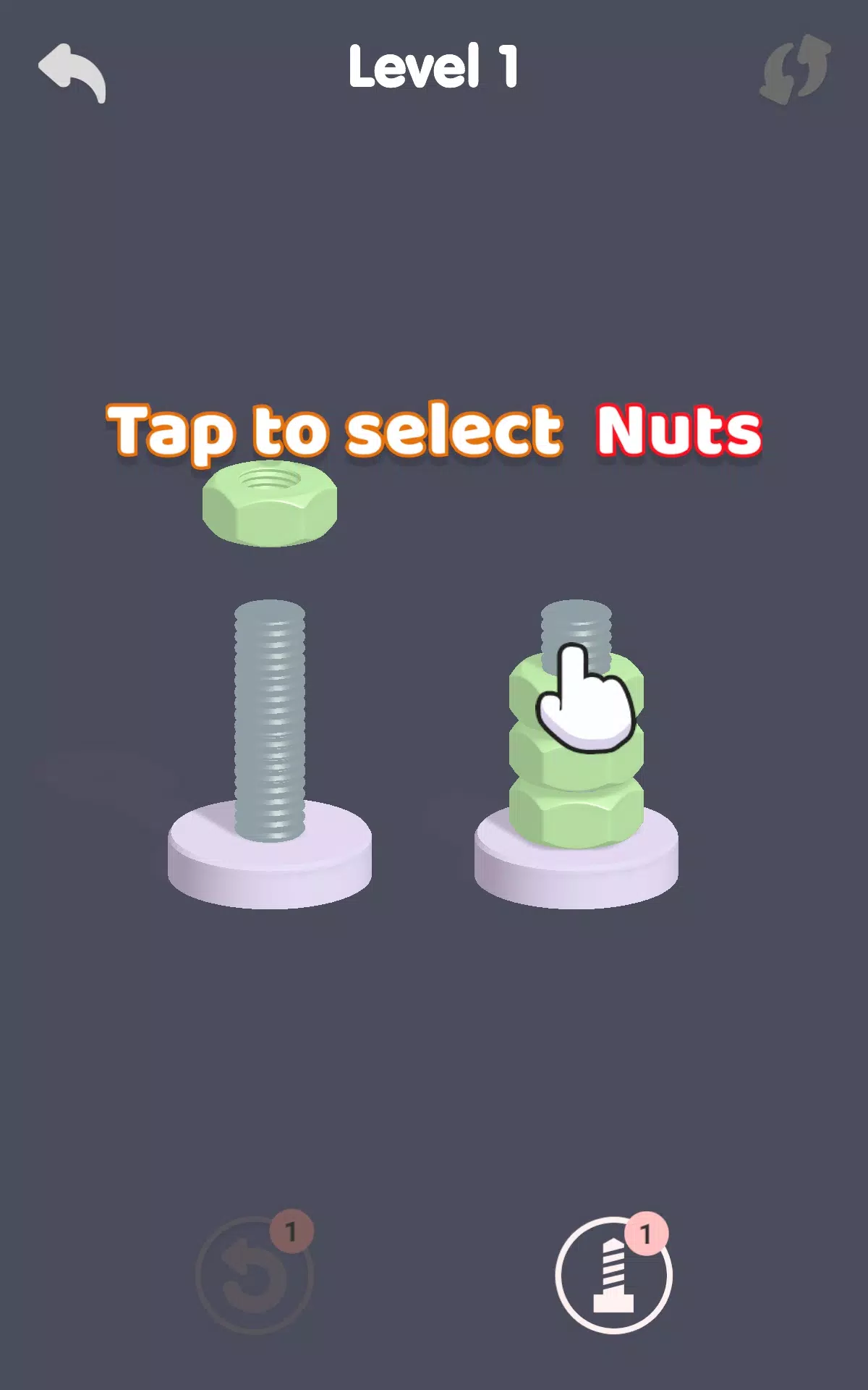 Color Sort : Nuts Mania Screenshot 3