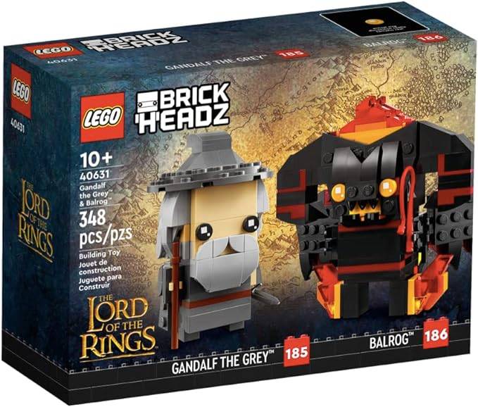 Lego Brickheadz Gandalf灰色和Balrog