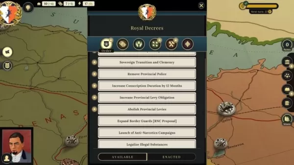 Décrètes royaux suzerain