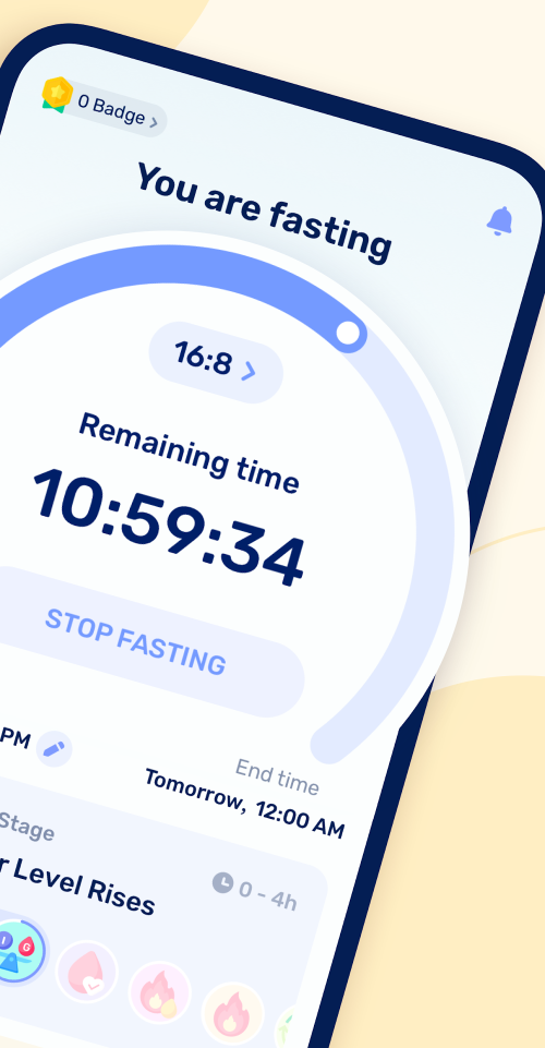 Schermata Intermittent Fasting GoFasting Mod 2