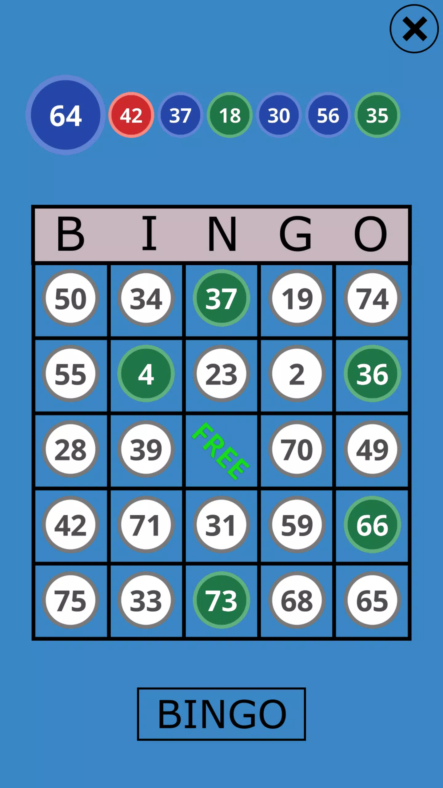 Classic Bingo Touch Captura de tela 2